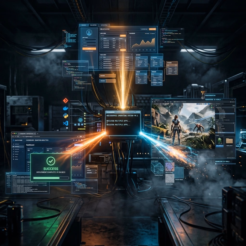 Higgsfield Supercomputer kann jetzt Full-Stack-Apps und Spiele bauen