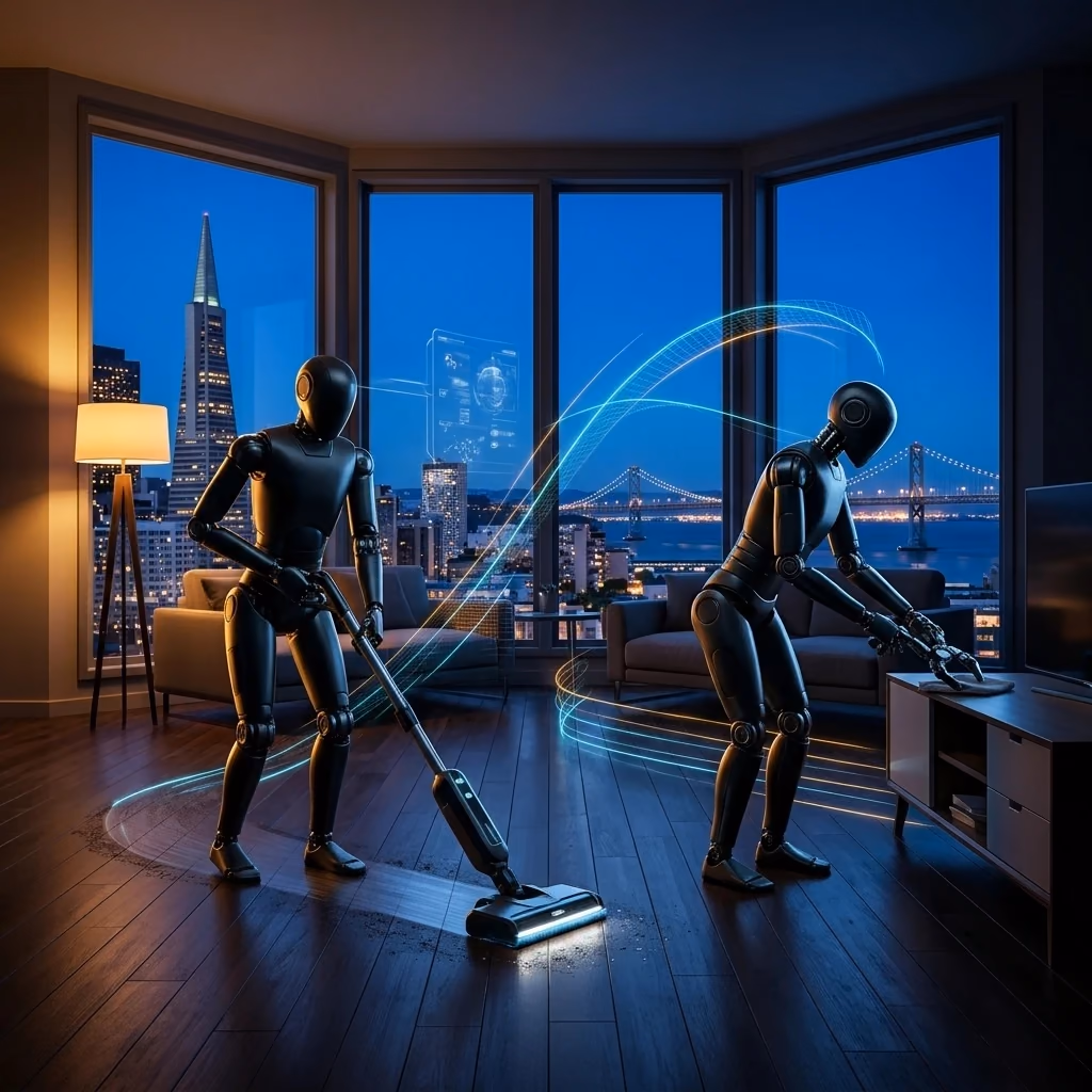 Tau Robotics startet Abo-Modell: Humanoide Putzkräfte reinigen San Franciscoer Wohnungen für 30 Dollar