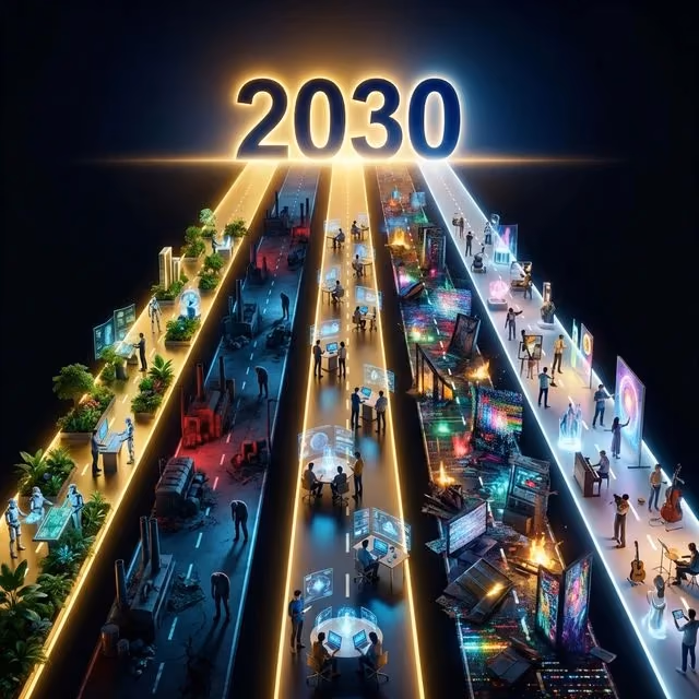 KI und Arbeitsmarkt 2030: Fünf Zukunftsszenarien