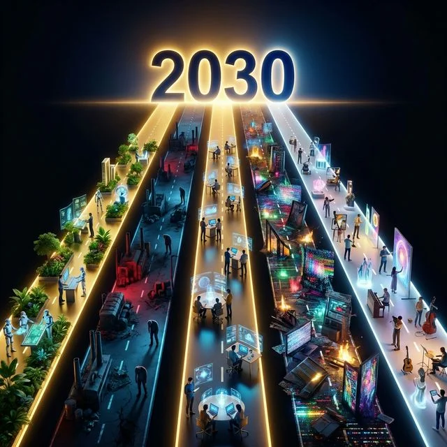 KI und Arbeitsmarkt 2030: Fünf Zukunftsszenarien