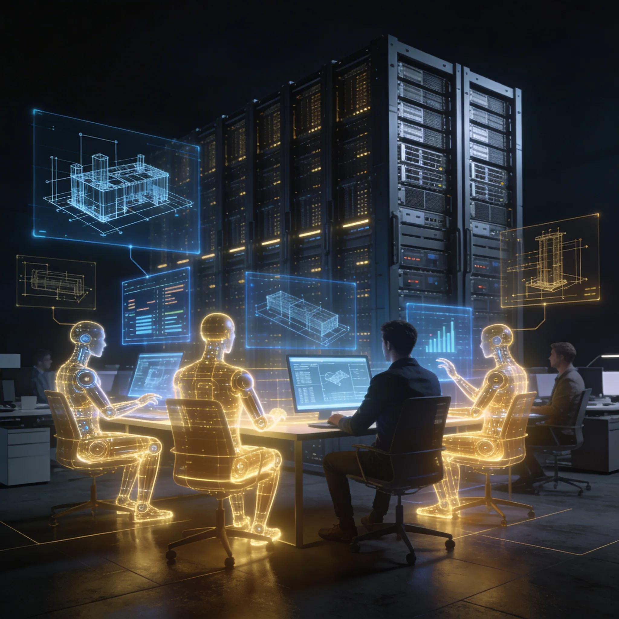 Die neuen Kollegen aus dem Rechenzentrum: FDM-1 lernt klicken