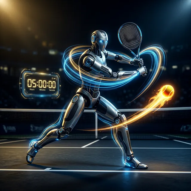 Humanoide Roboter holen auf: Tennis-Partner auf Augenhöhe nach nur 5 Stunden Training