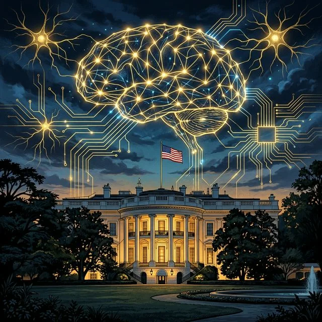 Trumps KI-Gesetz: Ein Rahmen für alle — statt 50 Einzelstaats-Flickenteppich