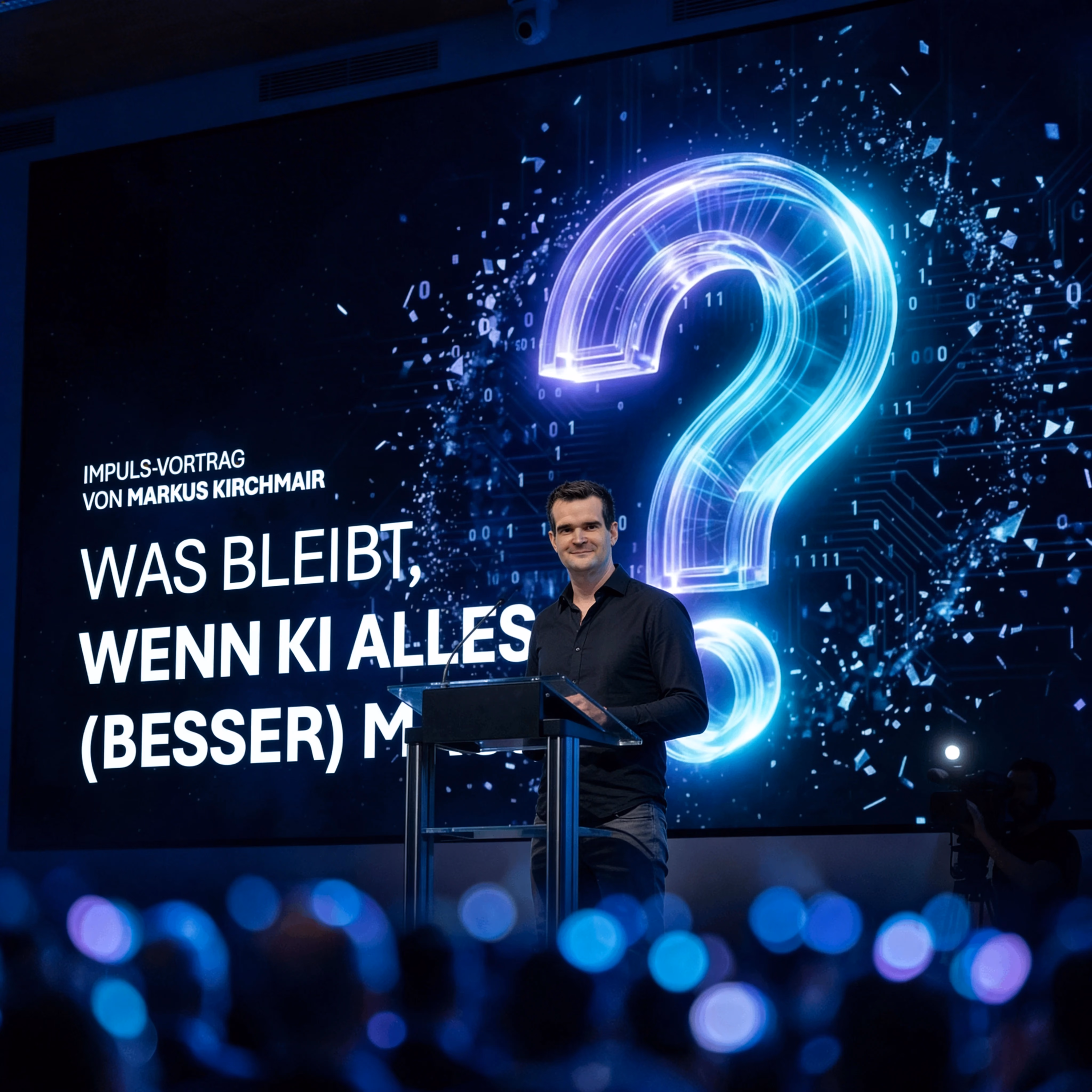 Ein Wechselbad der Gefühle: Kirchmairs KI-Vortrag trifft den Nerv der Zeit