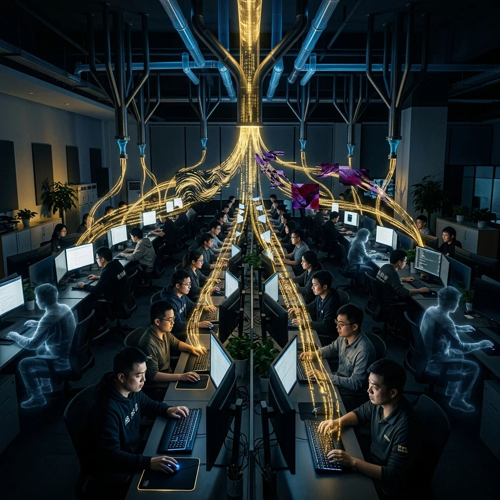 Chinas geheimer KI-Arbeitskrieg: Wie Mitarbeiter ihre Ersetzung sabotieren