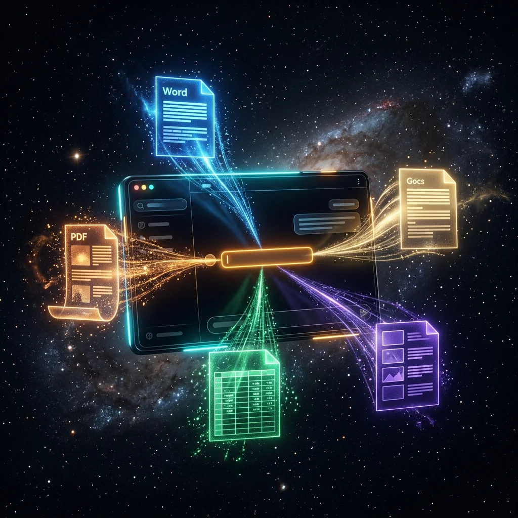 Gemini generiert Dateien: Prompt rein, Word-Dokument raus