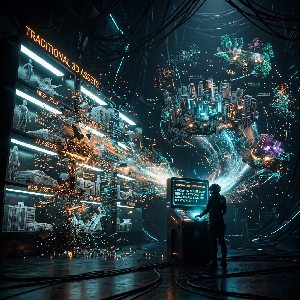 Tencent HY-World 2.0: 3D-Assets trifft das Schicksal der Stockbilder