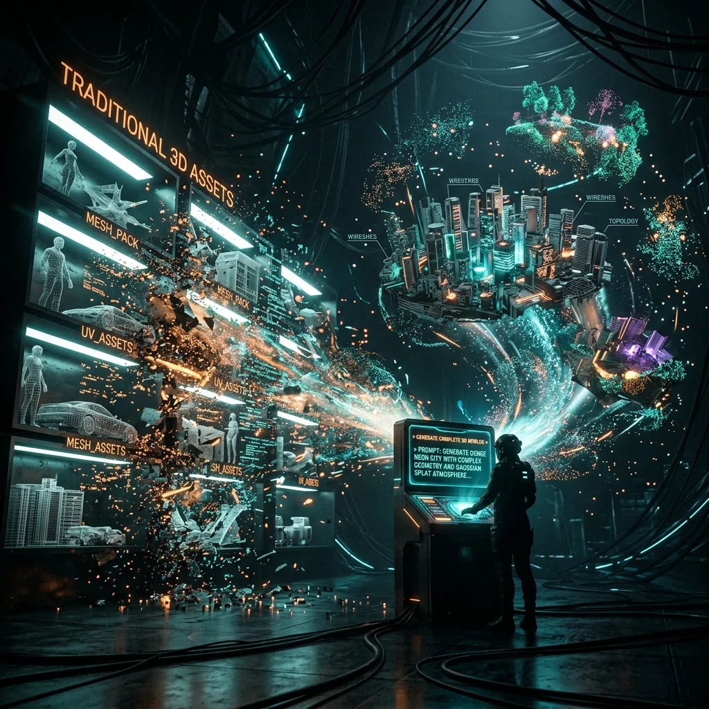 Tencent HY-World 2.0: 3D-Assets trifft das Schicksal der Stockbilder