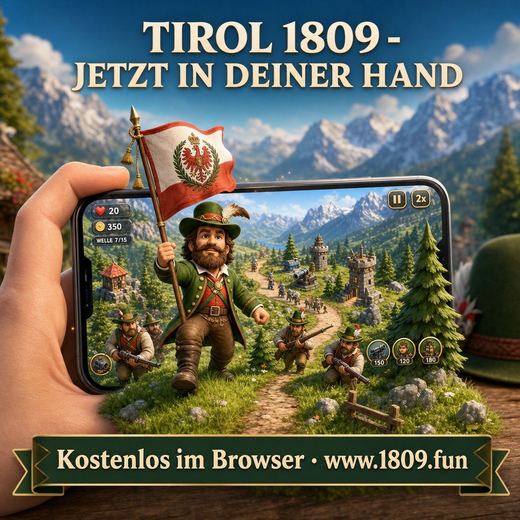 Tyrolean Defense 1809 - Jetzt in deiner Hand