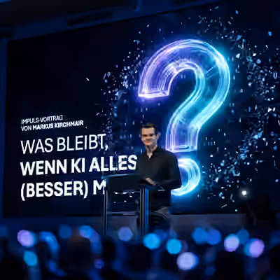 Ein Wechselbad der Gefühle: Kirchmairs KI-Vortrag trifft den Nerv der Zeit