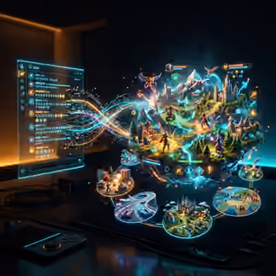 Tesana und die Geburt der KI-Game-Engine: Spiele bauen ohne eine Zeile Code
